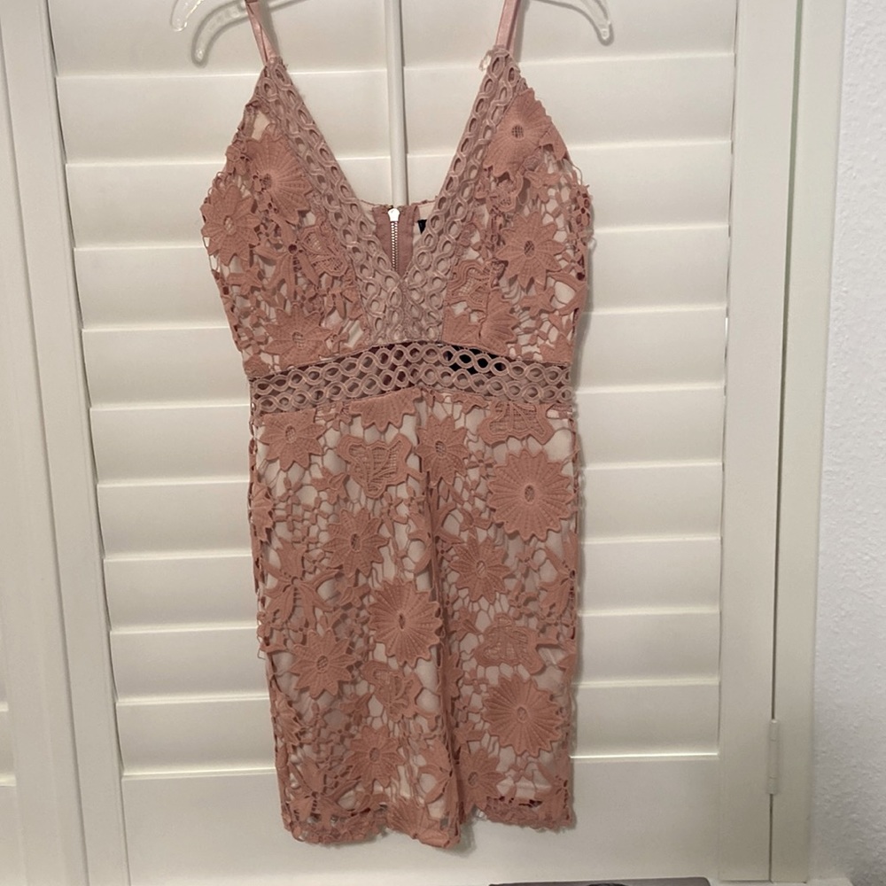NWT Pink lace dress